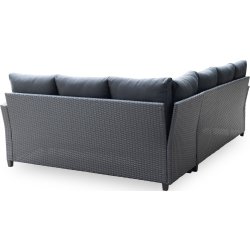 OUTDOOR hjørnesofa / loungesæt, Sort
