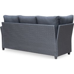 OUTDOOR hjørnesofa / loungesæt, Sort