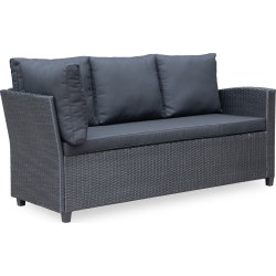 OUTDOOR hjørnesofa / loungesæt, Sort