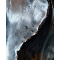 House Doctor Waves Vase H34 cm, metallisk