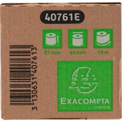 Clairefontaine Termorulle, kreditk., 57x40mm, 20rl