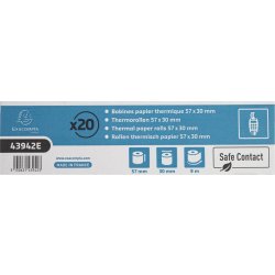 Clairefontaine Termorulle, kreditk., 57x30mm, 20rl