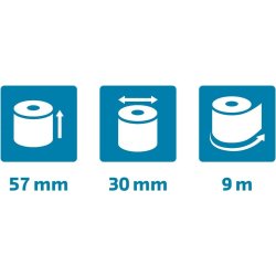 Clairefontaine Termorulle, kreditk., 57x30mm, 20rl