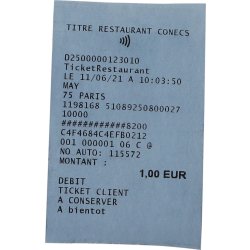 Clairefontaine Termorulle, kreditk., 57x40mm, 20rl