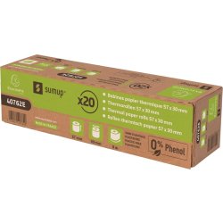 Clairefontaine Termorulle, SumUp, 57x30mm, 20rl