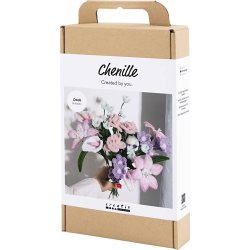 DIY Kit Chenilleblomster | Pastelfarver