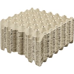 Æggebakker | H: 4 cm, str. 29x29 cm | 20 stk.