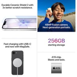 Apple iPhone 17e, 256GB, hvid