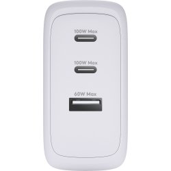 DBRAMANTE Vægoplader, 2xUSB-C 100W + 1xUS
