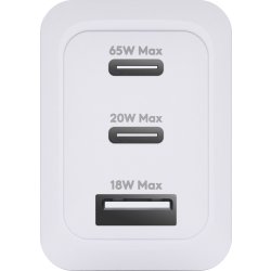 DBRAMANTE1928 Vægoplader, 2xUSB-C 65W + 1xUSB