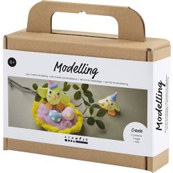 Mini DIY Kit Modellering | Påskefamilie
