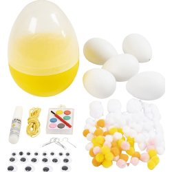 DIY Mix Påskeæg, H: 14 cm, diam. 11 cm