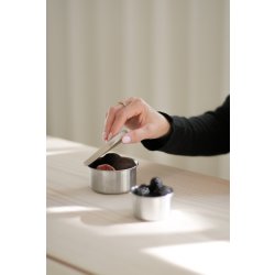 AYA&IDA Snack Containers 100+200 ml,  beige