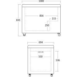 Scancool Fryser til is - IC310D