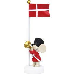 Kids By Friis Bordflag Mus m. Trompet H14,5 cm