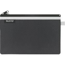 Leitz WOW Dragkedjeficka | L | Svart