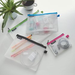 Leitz WOW Vandafvisende kosmetiklomme | Pink