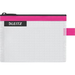 Leitz WOW Vattenavvisande dragkedjeficka, S, Rosa