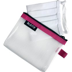 Leitz WOW Vandafvisende lynlåslomme | S | Pink