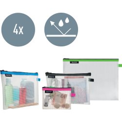 Leitz WOW Vandafvisende lynlåslomme | S | Pink