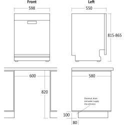 Scandomestic Vaskemaskine, Integreret - DWI1442WC