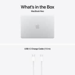 Apple MacBook Neo A18 Pro 13" 8GB, 256GB SSD, sølv