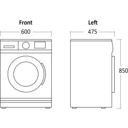 Scandomestic Vaskemaskine - WMF3408WA