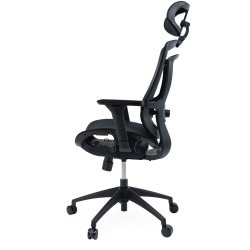 Severo kontorstol, fuld mesh, sort