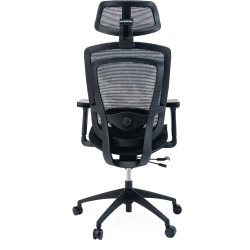 Severo kontorstol, fuld mesh, sort