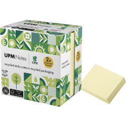 UPM Notes | 50x40 mm | Pastel gul