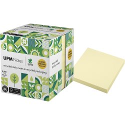 UPM Notes | 75x75 mm | Pastel gul