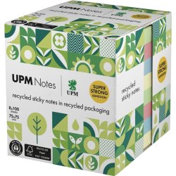 UPM Notes | 75x75 mm | Pastel mix