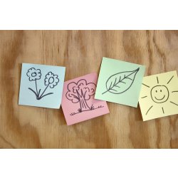 UPM Notes | 75x75 mm | Pastel mix