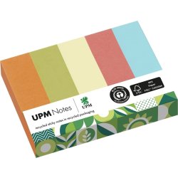 UPM Indexfaner | 15x50 mm | 5 farver