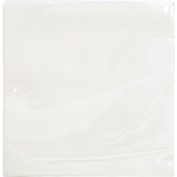 Servett 2-lags EXACO 38x38cm vit 40/fp