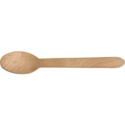 Bestick Matsked vaxat trä 16,5cm 100/fp