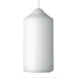 Blockljus DUNI 130x60mm vit