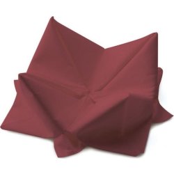 Servett 3-lags 33x33cm vinröd 125/fp