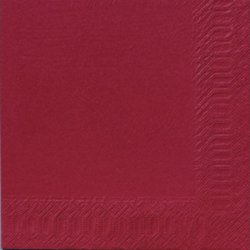 Servett 3-lags 40x40cm vinröd 125/fp