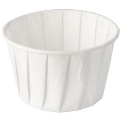 Dressingbägare 90ml vit 100/fp