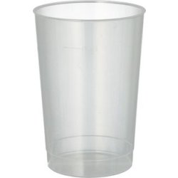 Plastglas återanvändbara 20cl 40/fp