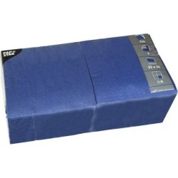 Servett 3-lags 33x33cm mörkblå 250/fp
