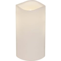 Blockljus STAR T Paul LED 15cm vit