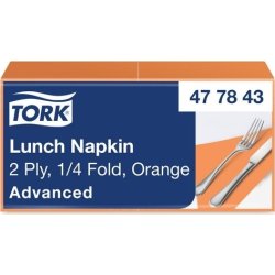 Servett TORK Lunch 2-lags orange 200/fp
