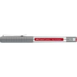 Faber-Castell Free Ink Rollerpen | EF | Rød