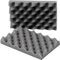 Postæske skumindlæg | 287x173x25/40 mm