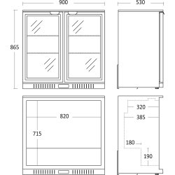 Scancool Køleskab - BB211HBA