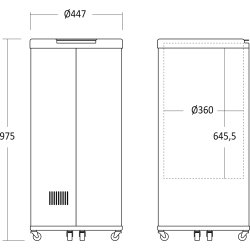 Scancool Tøndekøler - CC66BCLL