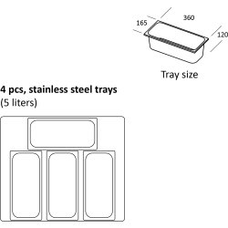 Scancool Isfrysedisk - SIC4WB