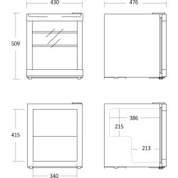 Scandomestic Coca Cola flaskekøler - CoolCube GDE